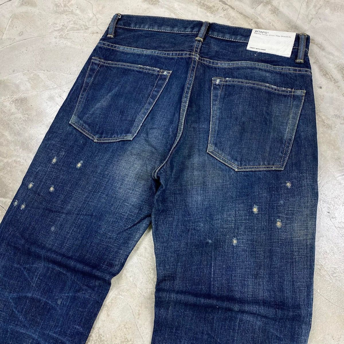 Wtaps SS2013 Look Book ‘PHILOSOPHY’ Blues Trash Denim Pants Size US 32 / EU 48 - 10 Thumbnail