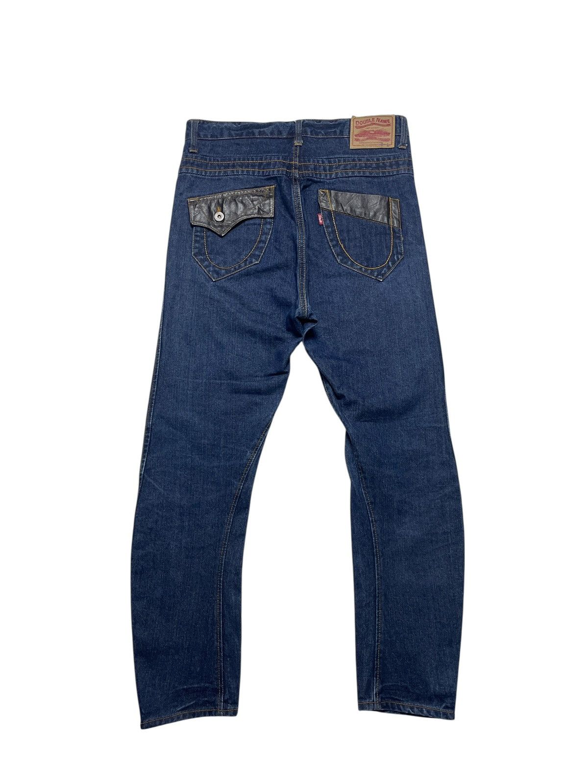 Tornado Mart 2000’s Double Name - Curve W/ Leather Pocket Pants Size US 30 / EU 46 - 13 Thumbnail