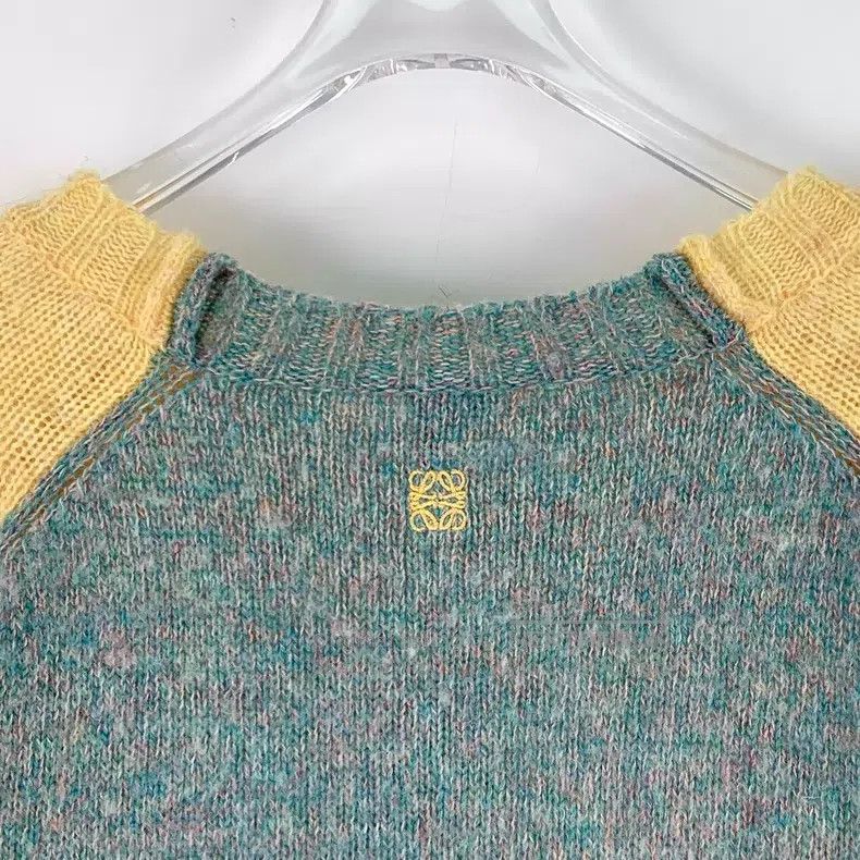 Loewe Loewe Color Blocked Logo Embroidered Wool Round Neck Long Size M / US 6-8 / IT 42-44 - 5 Thumbnail