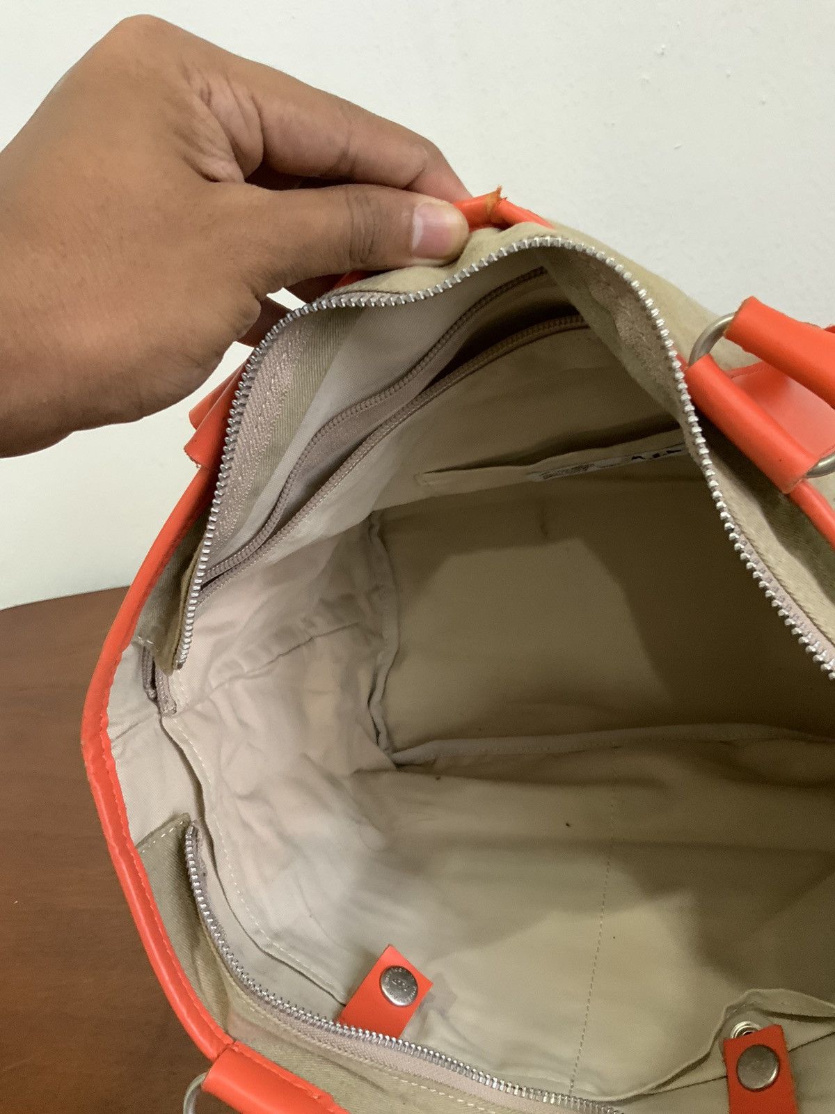 If Six Was Nine American in Paris AIP Orange Handle Bag Size ONE SIZE - 11 Thumbnail