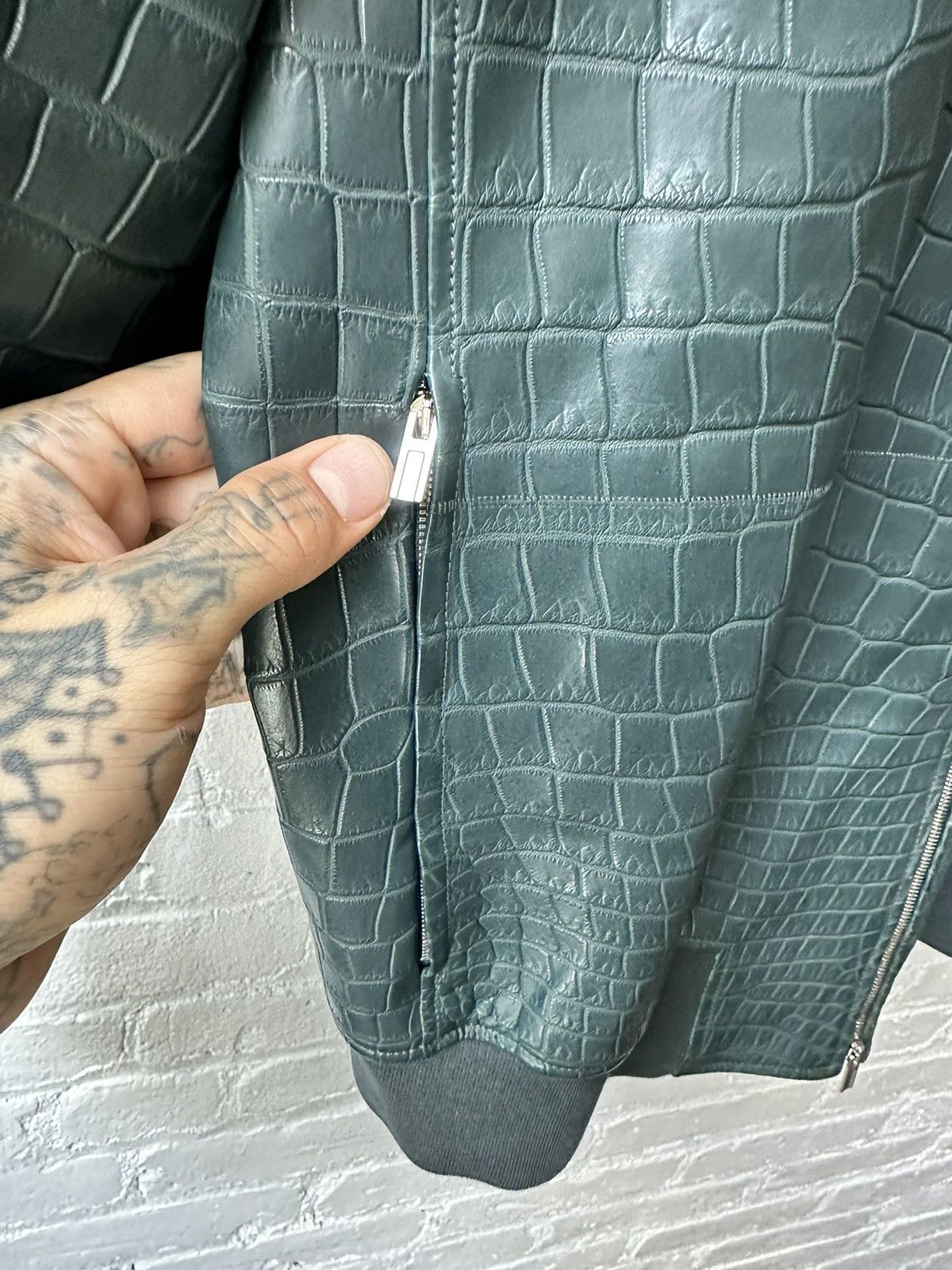 Hermes HERMES 1/1 CROC JACKET $350K 4Gseller Size US L / EU 52-54 / 3 - 6 Thumbnail