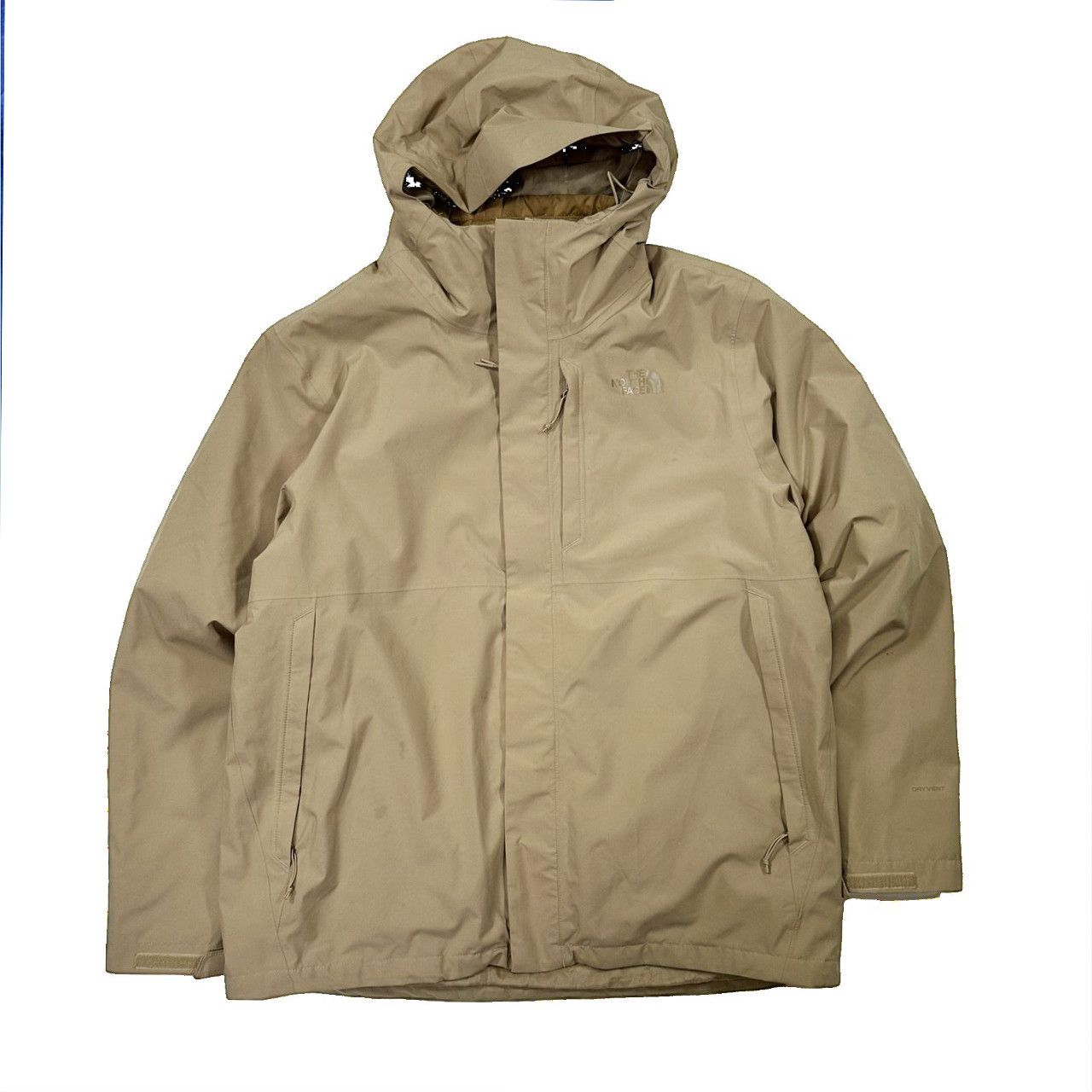 Vintage Authentic The North Face Like New Beige Longline Jacket Size US XL / EU 56 / 4 - 1 Thumbnail