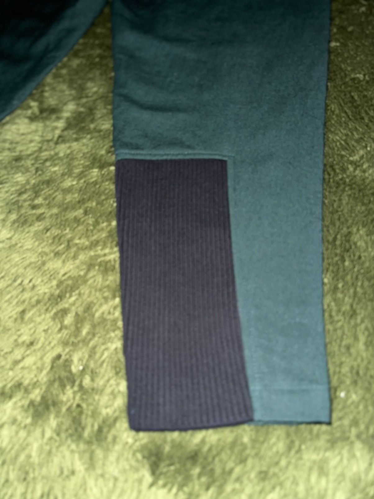 Ann Demeulemeester [S] Ann Demeulemeester Panel Detail Wool Trousers Green Size US 30 / EU 46 - 13 Thumbnail