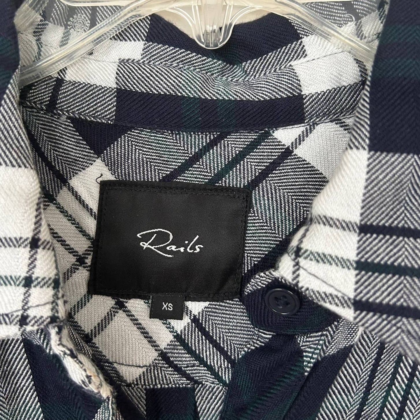 Rails Rails Plaid Long Sleeve Button Down Sz XS Size XS / US 0-2 / IT 36-38 - 2 Thumbnail