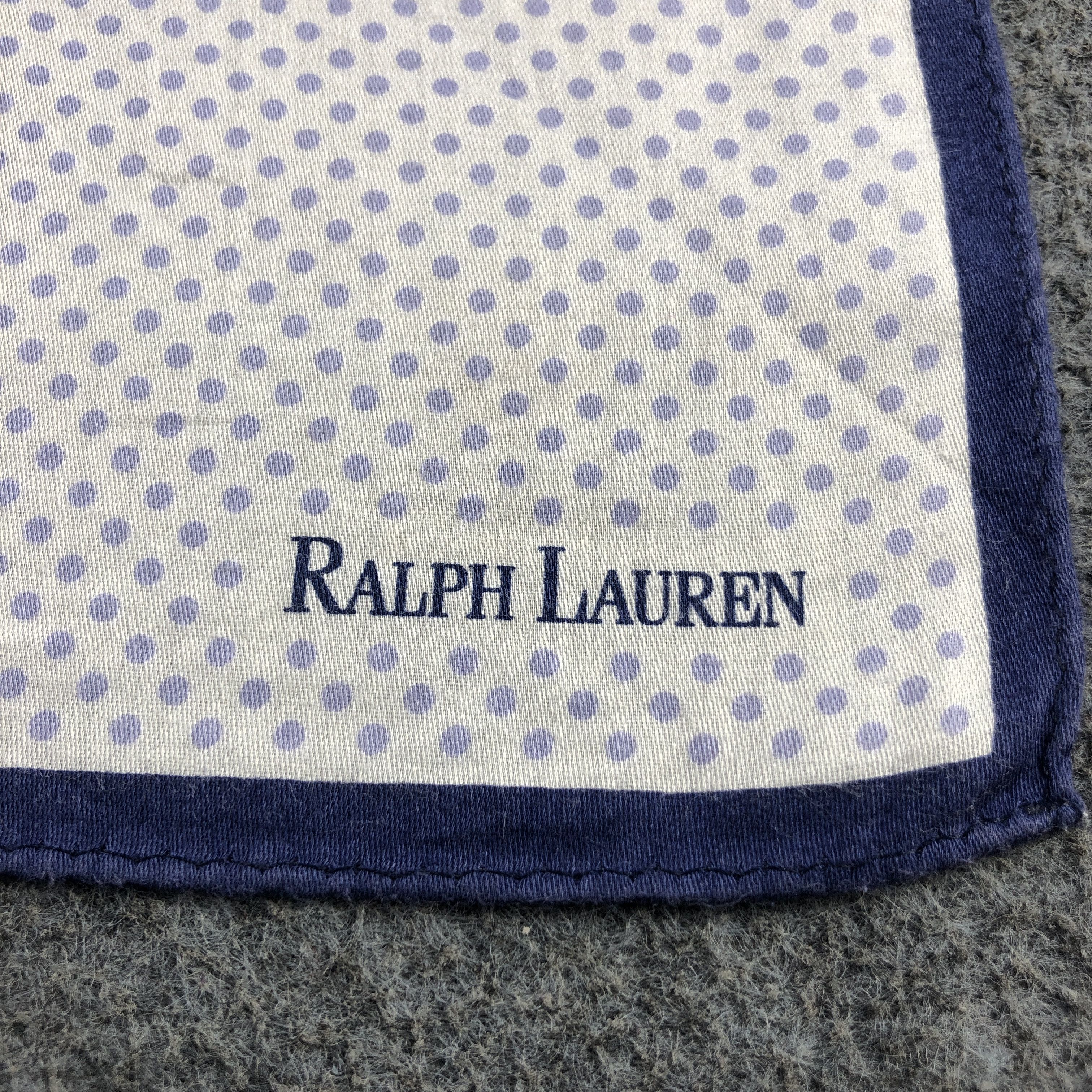 Polo Ralph Lauren × Ralph Lauren × Vintage Ralph Lauren Handkerchief Neckerchief Bandana H2706 Size ONE SIZE - 4 Thumbnail