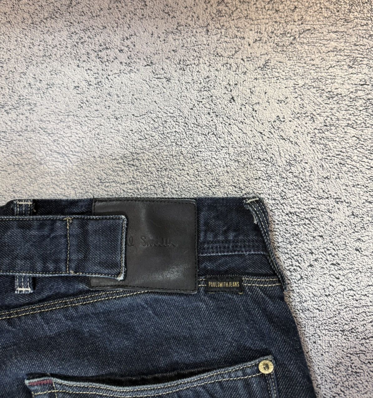 Paul Smith Paul Smith Jeans Cinch Back 34 Indigo Denim Straight Vintage Size US 34 / EU 50 - 5 Thumbnail