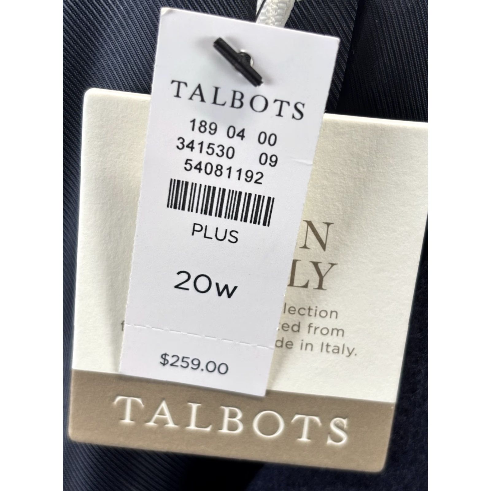 Talbots VINTAGE Talbots Wool Blend Blazer Jacket Women’s Plus Size 20W Navy Solid Long Sleeve Business Classic Preppy Fall Winter Spring Size 3XL / US 20-22 - 8 Thumbnail