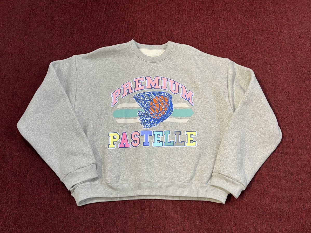 image of Kanye West x Pastelle ‘Premium’ Crewneck Grey (Complexcon Release), Men's (Size Large)