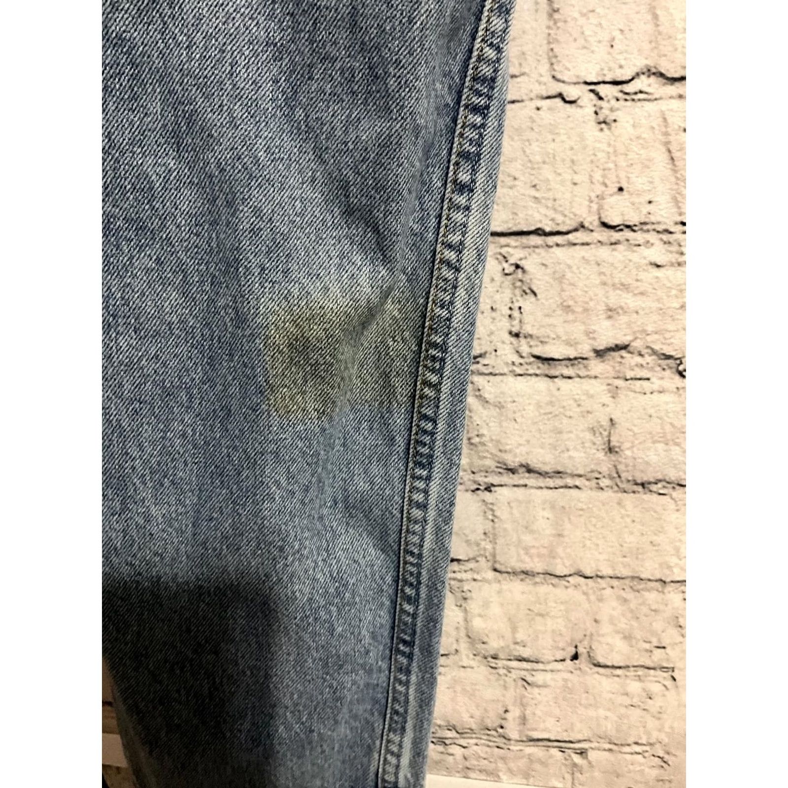 Levi's Levi's Jeans Signature Relaxed Fit Men W38 L30 Blue Denim Cotton Blend Button Closure N/A Regular Mens Size US 38 / EU 54 - 8 Thumbnail