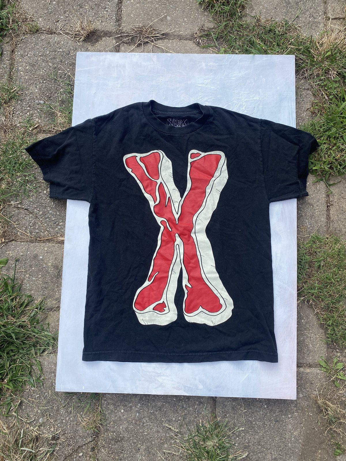 Affliction Crazy Y2k faded straight edge meat X shirt Size US M / EU 48-50 / 2 - 1 Thumbnail