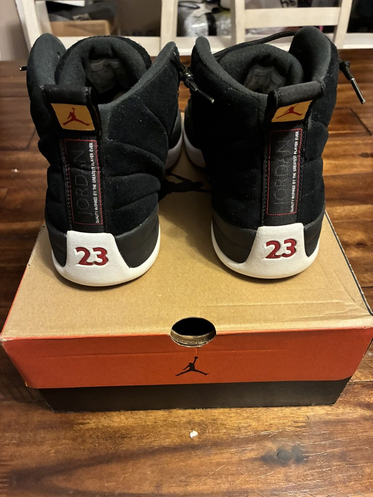 Jordan Brand Jordan 12 Reverse Taxi Size US 12 / EU 45 - 3 Thumbnail