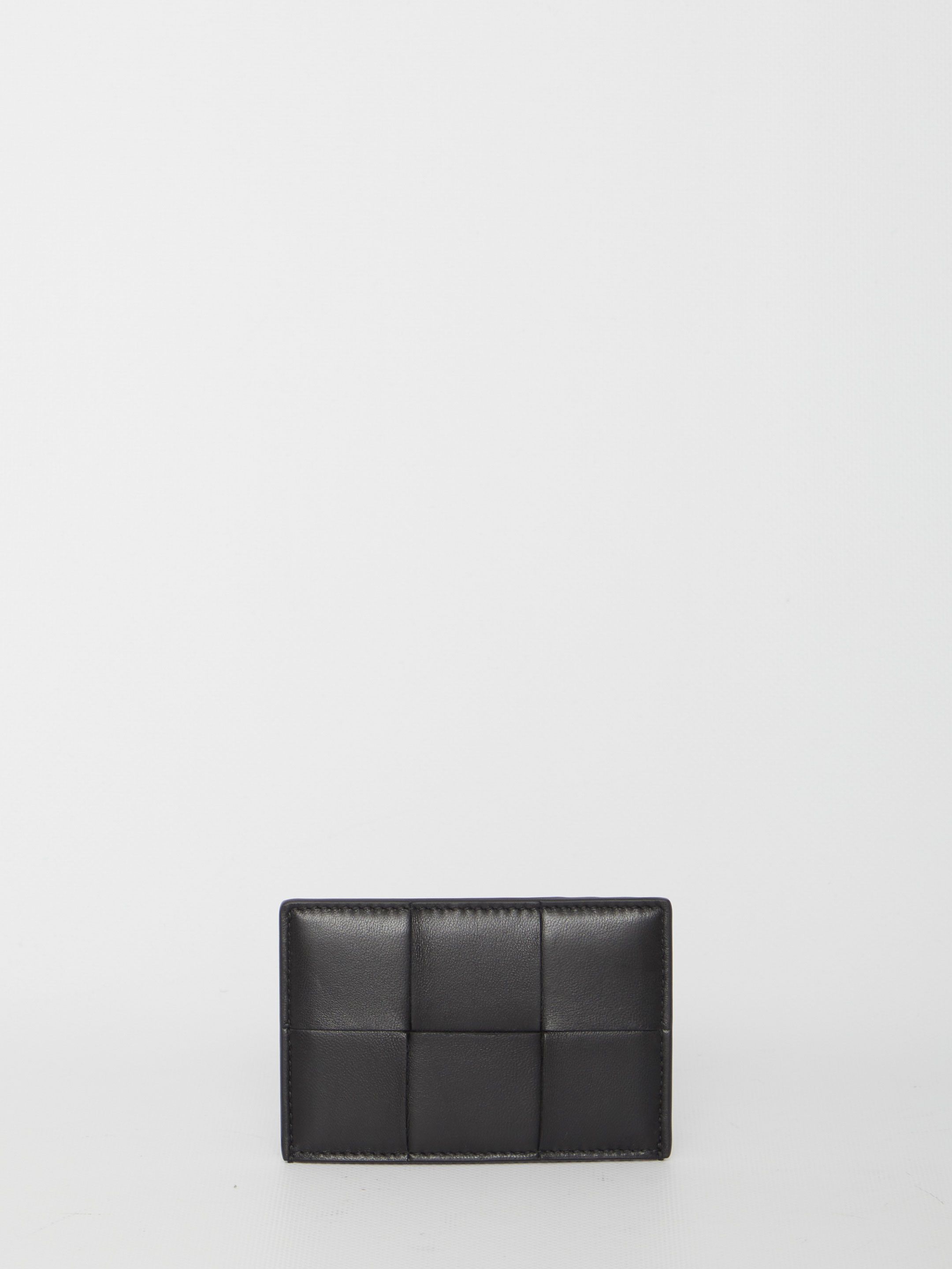 Bottega Veneta Black leather cardholder QT - USA Duties Paid
