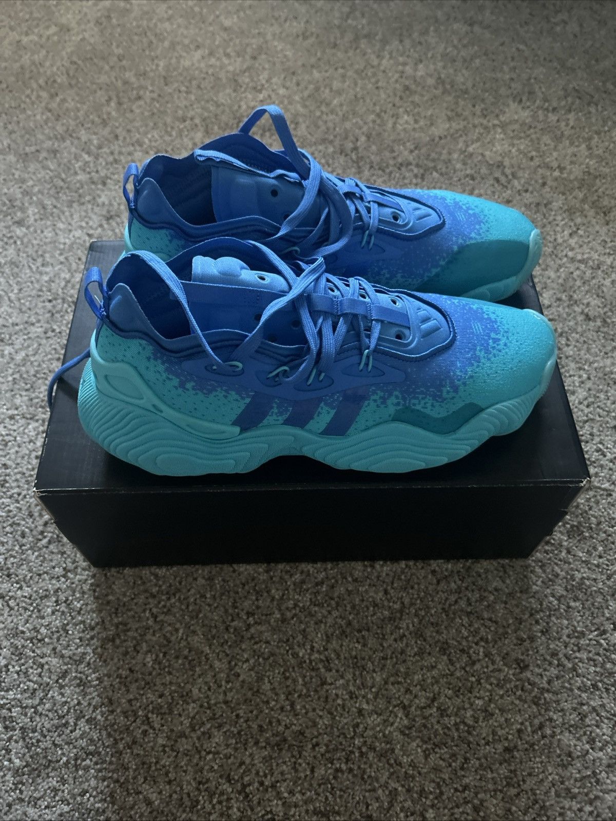 Adidas Trae Young 3 Lucid Cyan Size US 10.5 / EU 43-44 - 5 Thumbnail