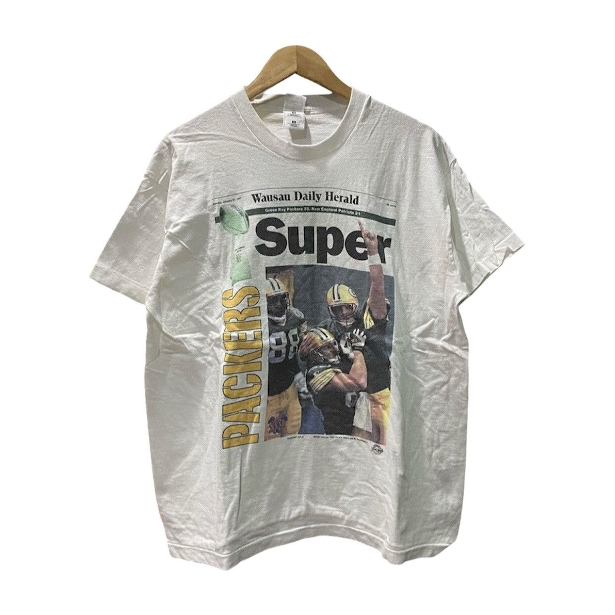 NFL Green Bay Packers Super Bowl Newspaper - Wausau Daily Herald Size US XL / EU 56 / 4 - 1 Thumbnail