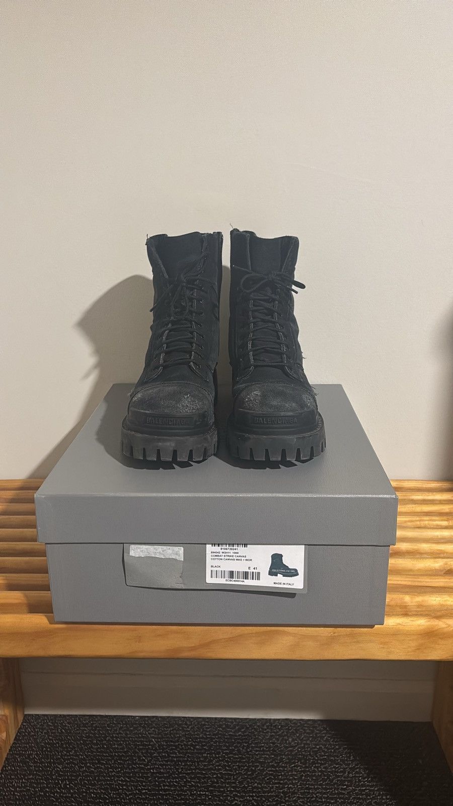 Balenciaga Balenciaga Canvas Strike Boots Size US 8 / EU 41 - 2 Thumbnail
