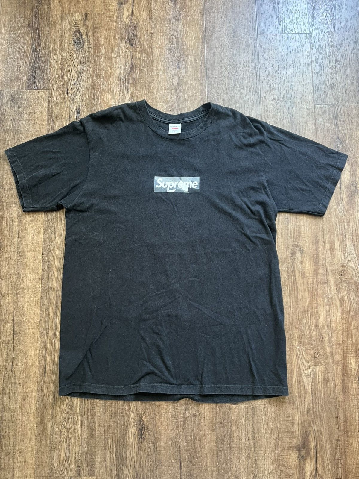 Supreme ×EMILIO PUCCI Tシャツ L ブラック Supreme Emilio Pucci Box Logo Tee Black/Dusty Pink Men's