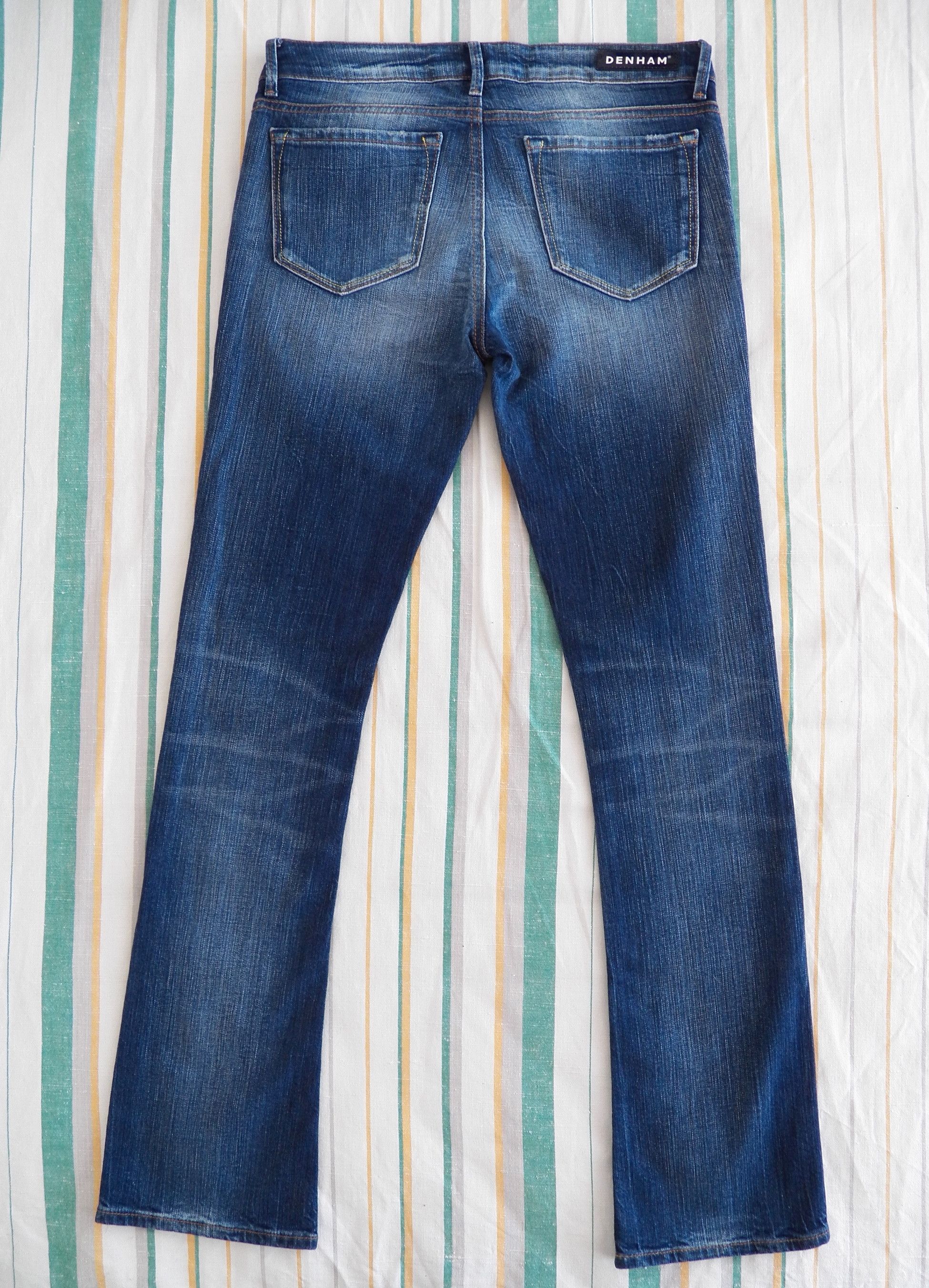 DENHAM Denham Kick Slim Fit Bootcut Jeans W28 L32 Twill Denim SBS Size 28" / US 6 / IT 42 - 6 Thumbnail