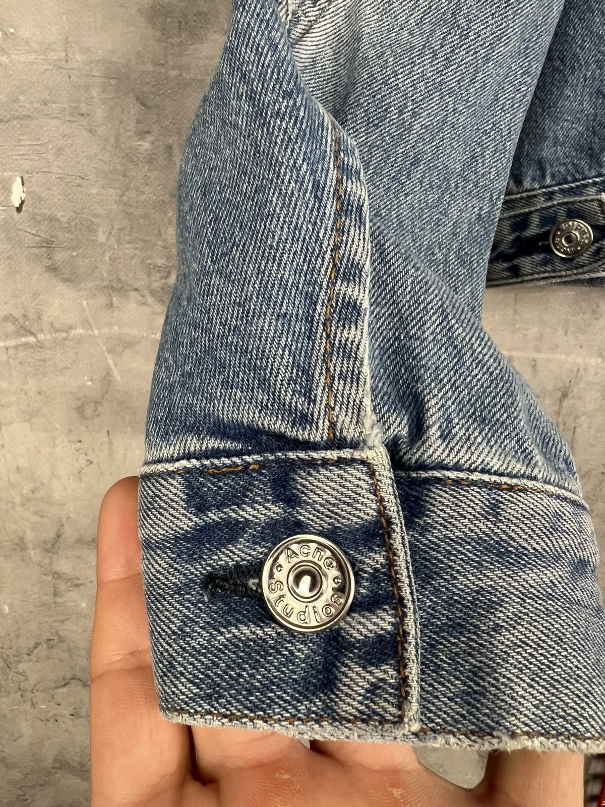 Acne Studios Acne Studios Women’s Lab Nt Mid Vtg Denim Jacket Size 34 Size XXS / US 00 / IT 34 - 14 Thumbnail