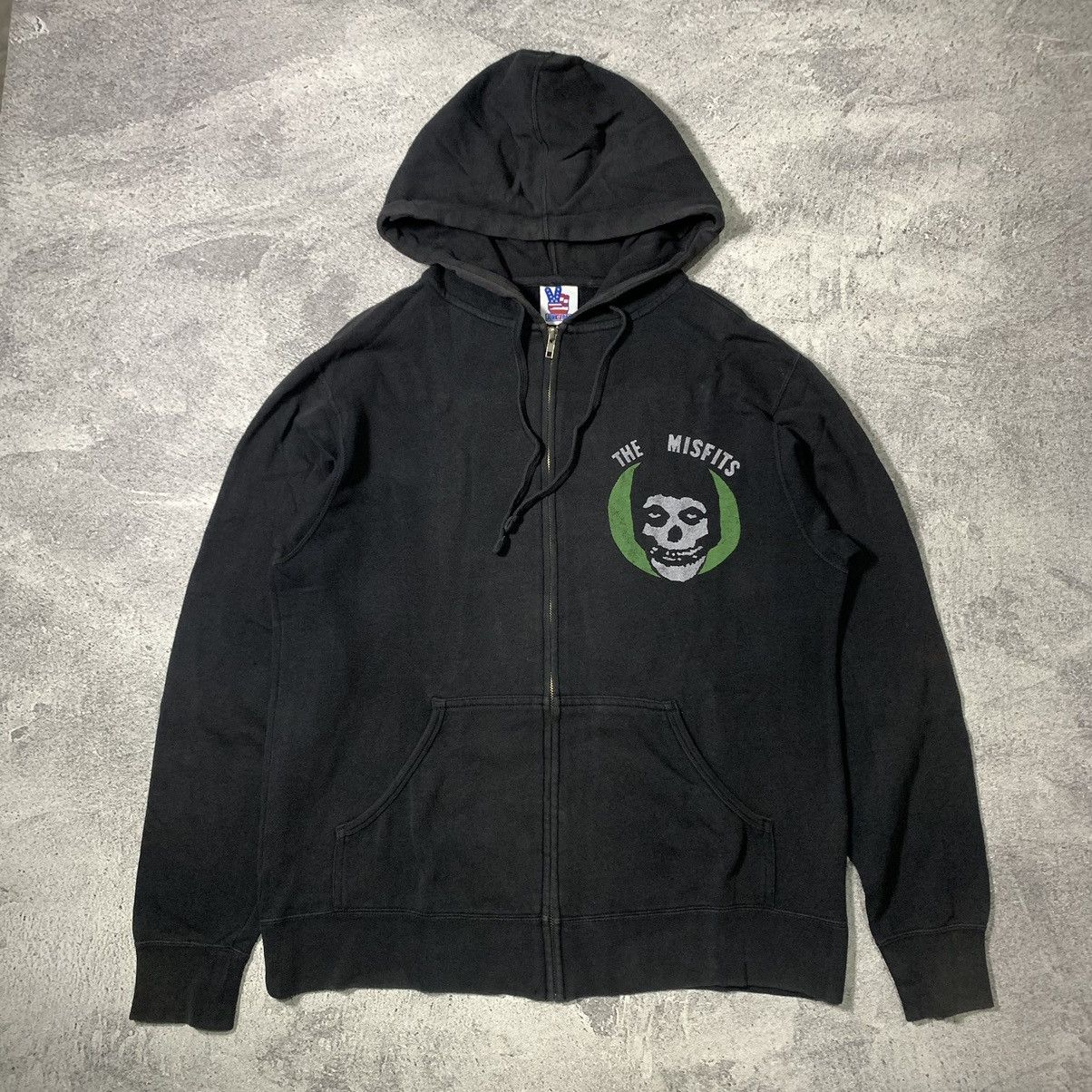 Misfits 💸RARE💸 VINTAGE MISFITS ZIPHOODIE Size US L / EU 52-54 / 3 - 2 Thumbnail