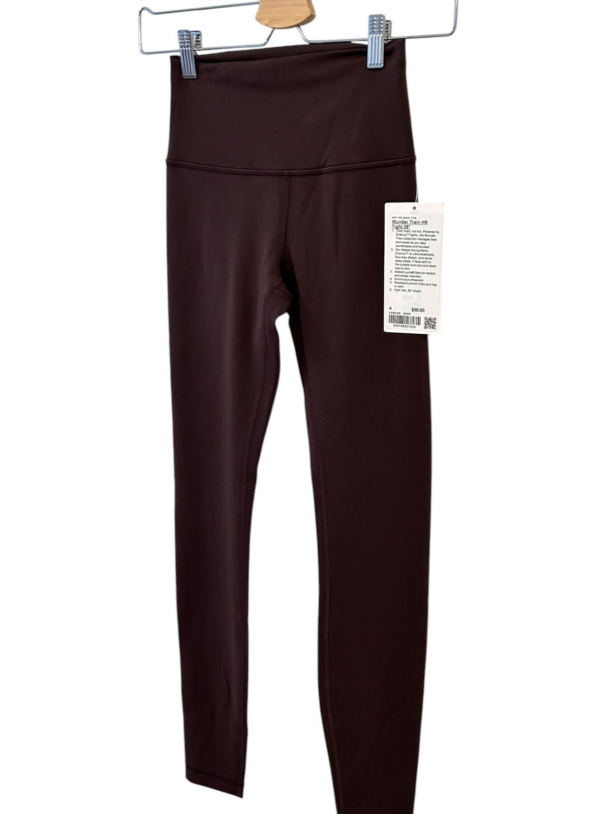 Lululemon Lululemon Wunder Train High-Rise Tight 28" size 4 Espresso Size 27" / US 4 / IT 40 - 12 Thumbnail