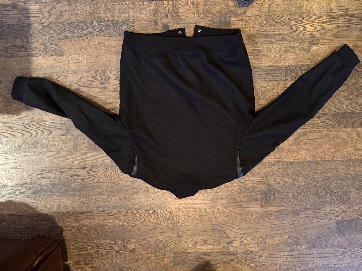 John Elliott Black leather and wool varsity jacket Size US L / EU 52-54 / 3 - 2 Thumbnail