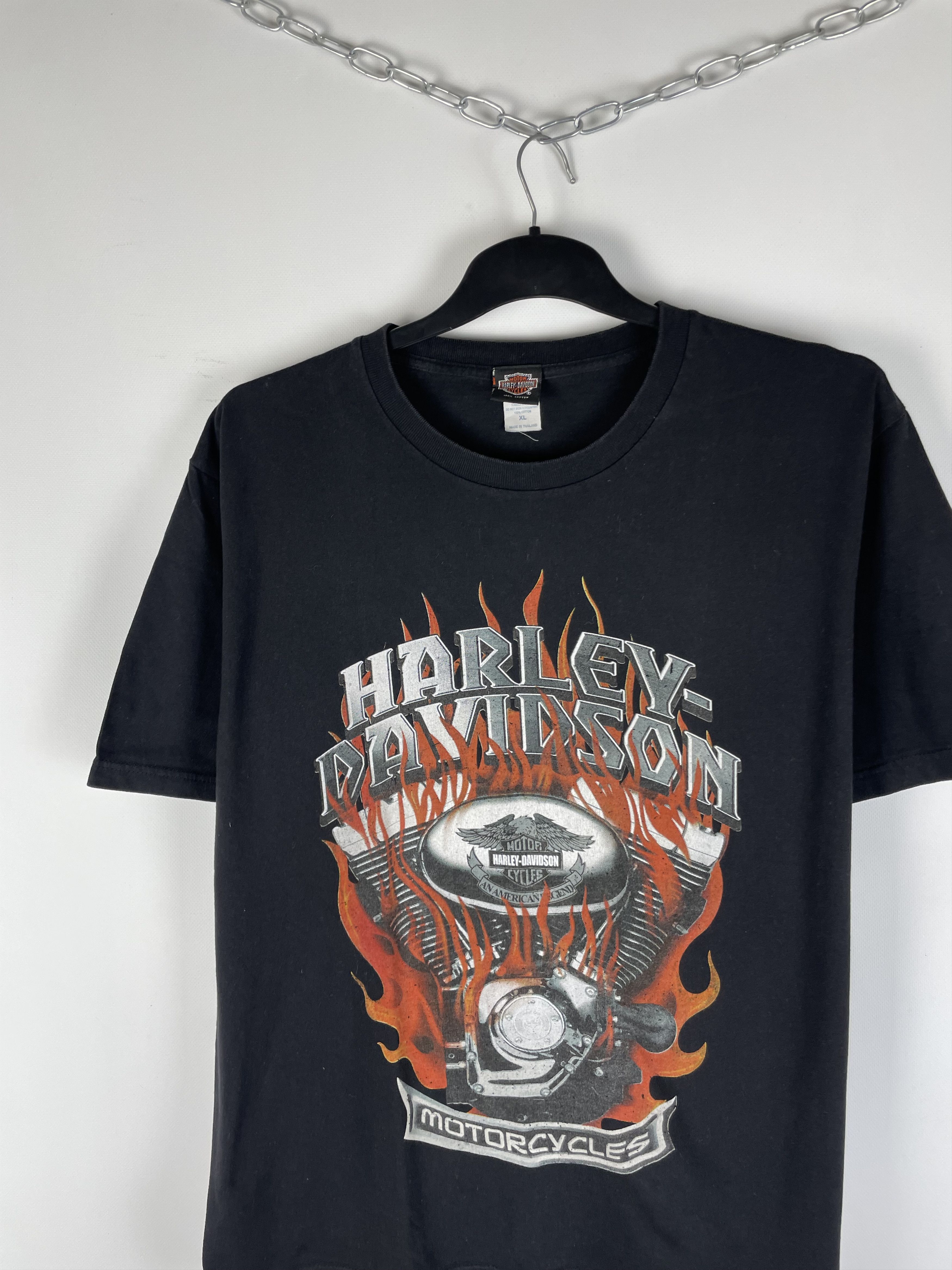 Harley Davidson Vintage HARLEY DAVIDSON Tee Graphic T Shirt Size US XL / EU 56 / 4 - 3 Thumbnail