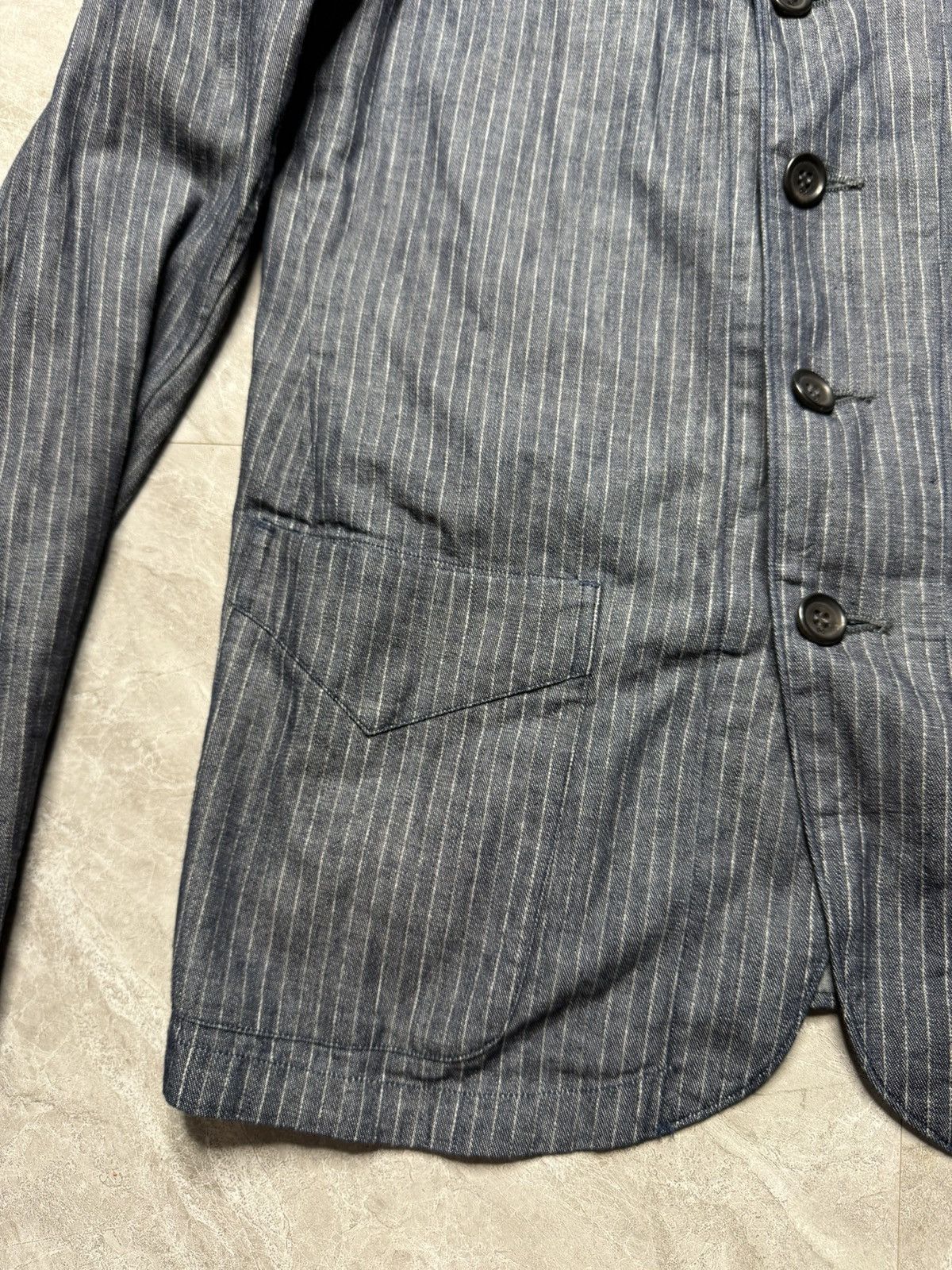 45rpm 45RPM Pinstripe Indigo Jacket & Pants Set Size US 31 - 9 Thumbnail