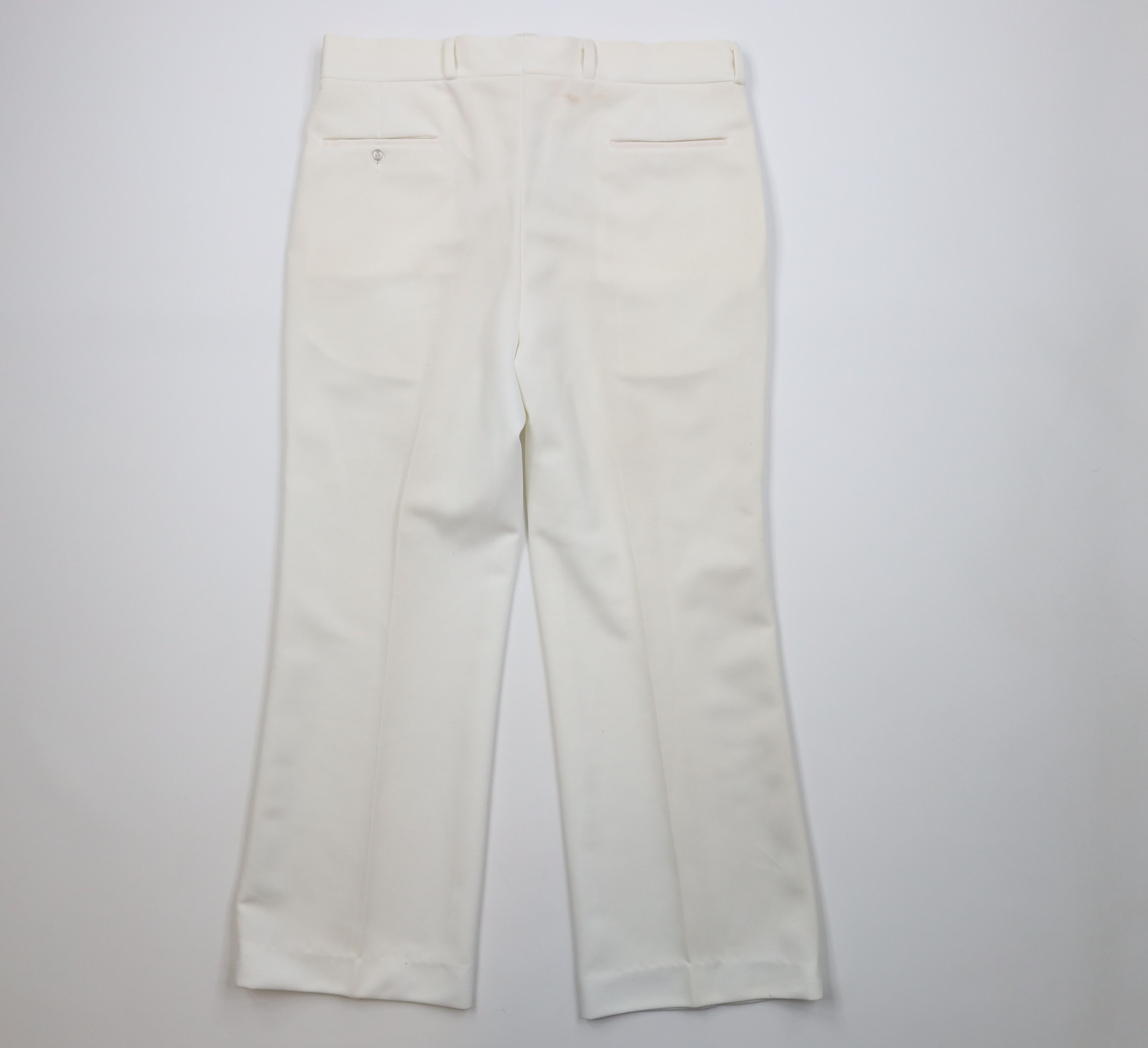 Vintage Vintage 70s Streetwear Wide Leg Bell Bottoms Pants White USA Size US 36 / EU 52 - 11 Thumbnail
