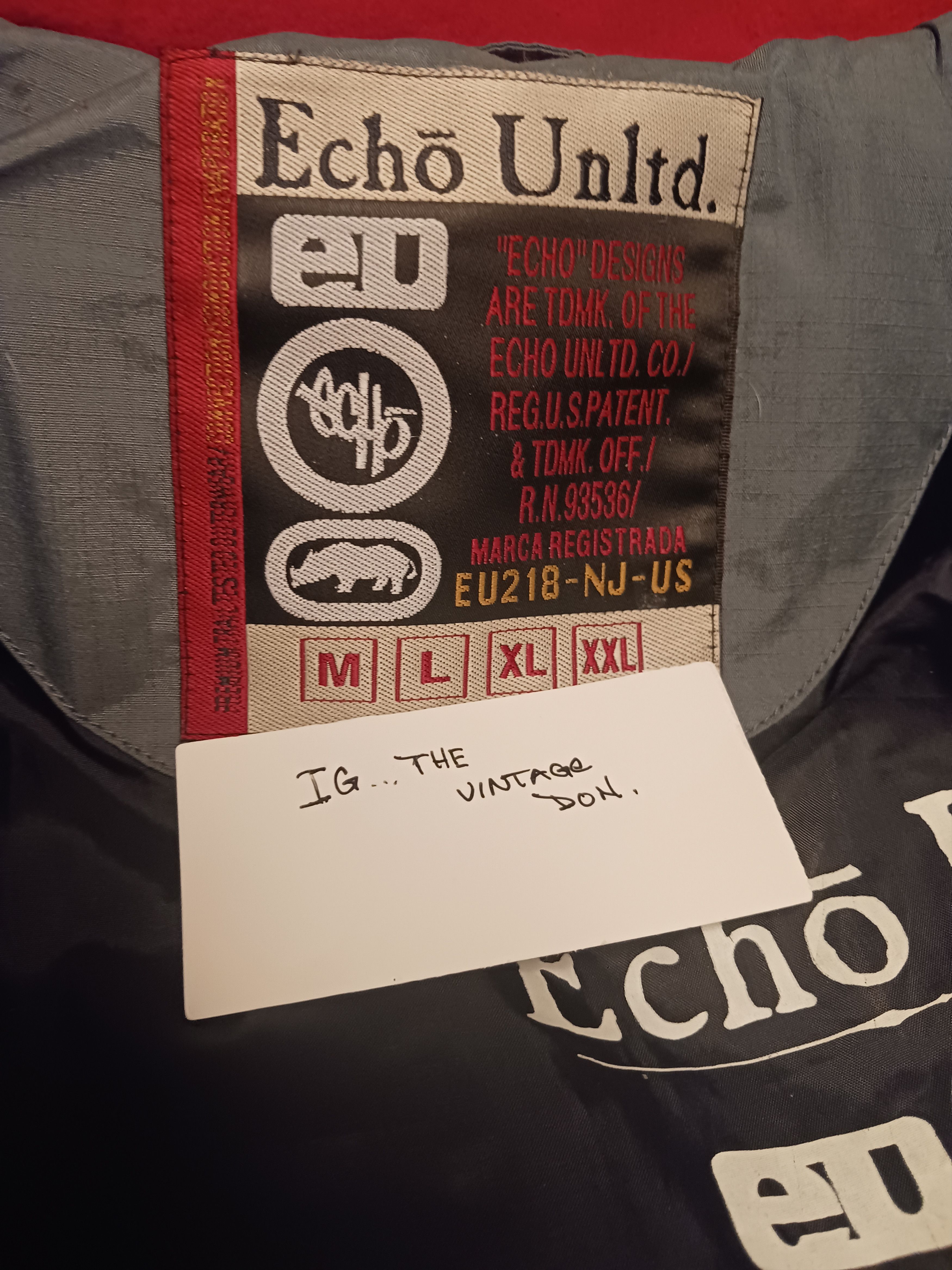 Ecko Unltd. 1/1 ECHO UNLTD '97 Prodigy Military Grade Full-Zip Prototype Size US M / EU 48-50 / 2 - 7 Thumbnail