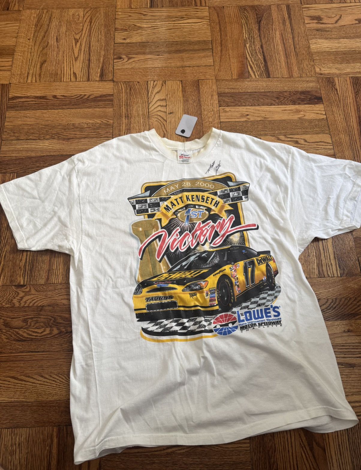 Other Vintage Nascar Racing Tee (Matt Kenseth Autographed) Size US XL / EU 56 / 4 - 1 Thumbnail