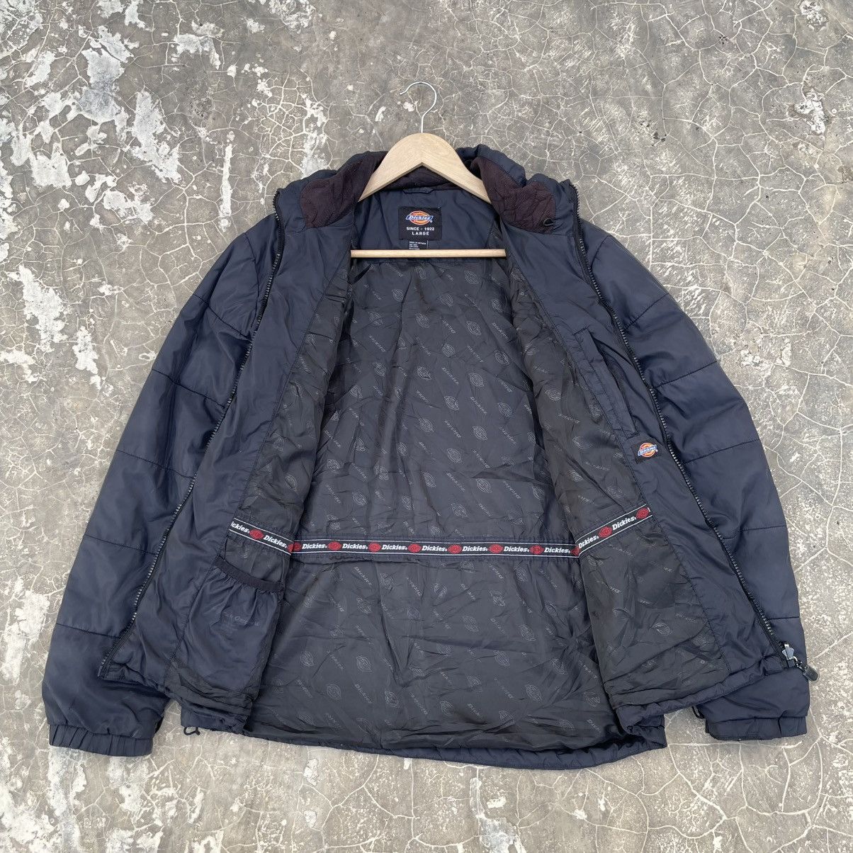 Dickies Dickies Black Puffer Jacket with Embroidery Logo Size US L / EU 52-54 / 3 - 3 Thumbnail