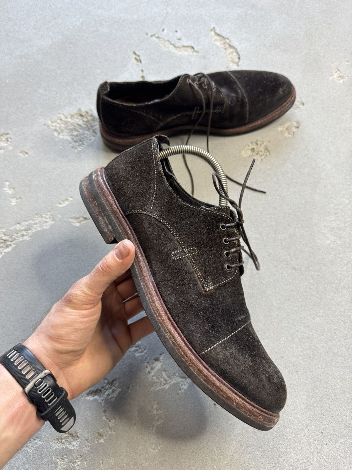 Genuine Leather × MoMA Moma avant garde real leather brogue shoes Size US 8 / EU 41 - 2 Thumbnail