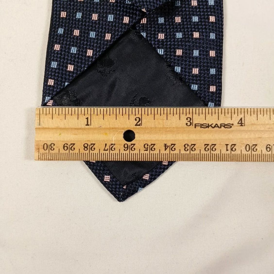 Brooks Brothers Brooks Brothers Necktie 346 Pure Silk Blue Pink Blue Pattern 3.5" x 60" Men Silk Tie Classic 57"-60" Blue Mens Size ONE SIZE - 6 Thumbnail