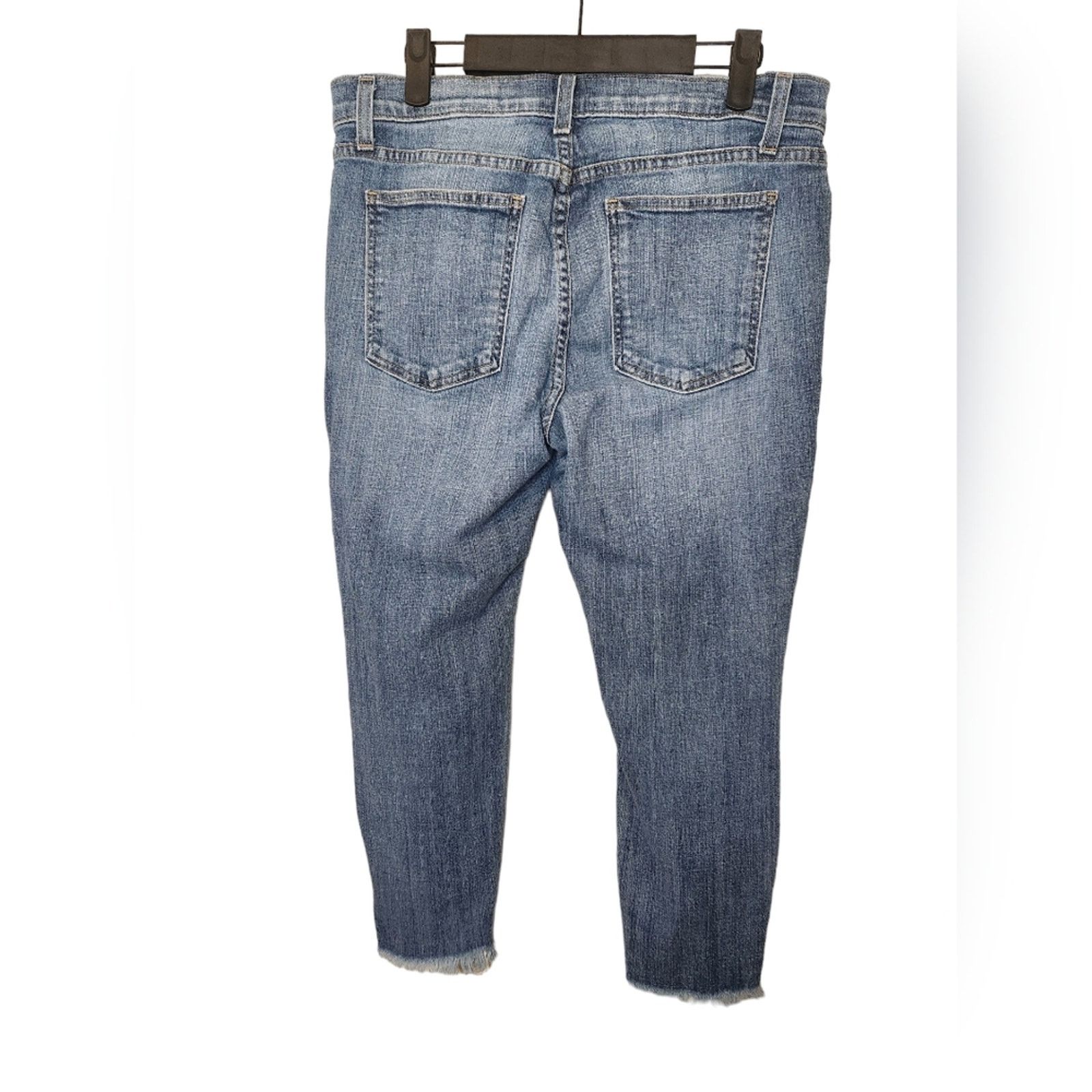 Pistola Pistola crop distressed hem relaxed fit jeans 30 Size 30" / US 8 / IT 44 - 6 Thumbnail