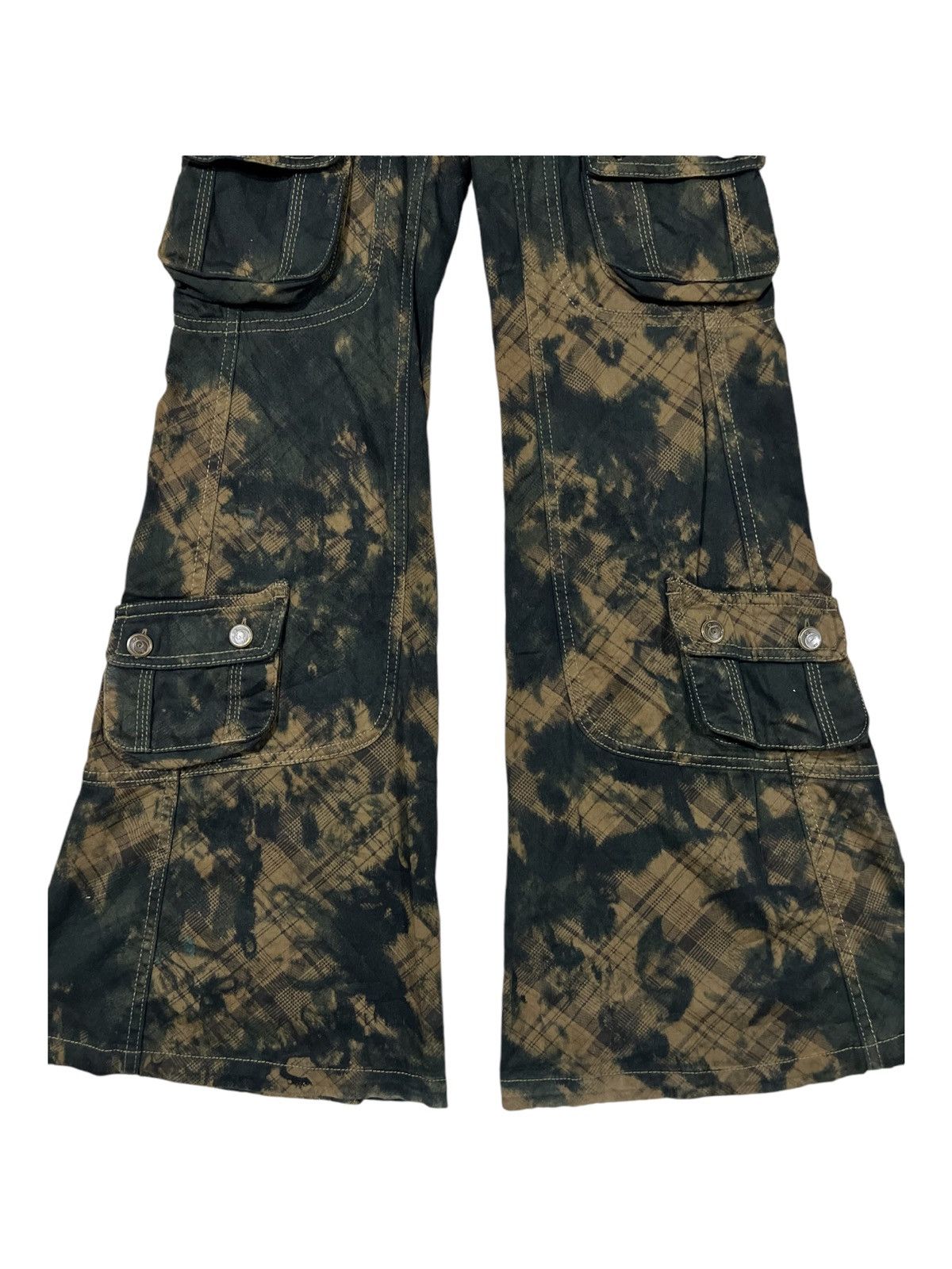 If Six Was Nine Y2K LGB Style Hikari 🇯🇵 Super Flare Cargo Bondage Pants Size US 28 / EU 44 - 5 Thumbnail