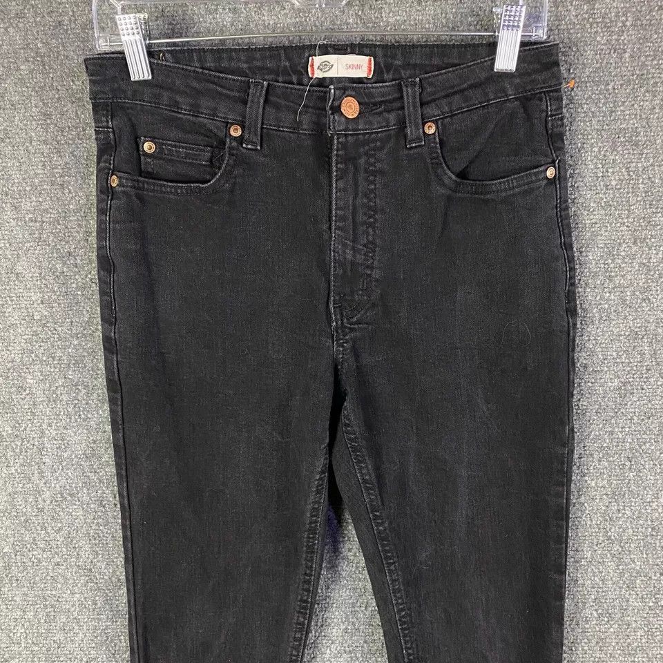 Dickies Dickies Jeans Women's Size 8 Skinny Regular Denim Distressed Size 30" / US 8 / IT 44 - 2 Thumbnail