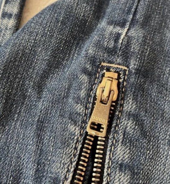 Gucci Gucci Women’s Tapered Zip Jeans Blue Size 38 Size 26" / US 2 / IT 38 - 5 Thumbnail