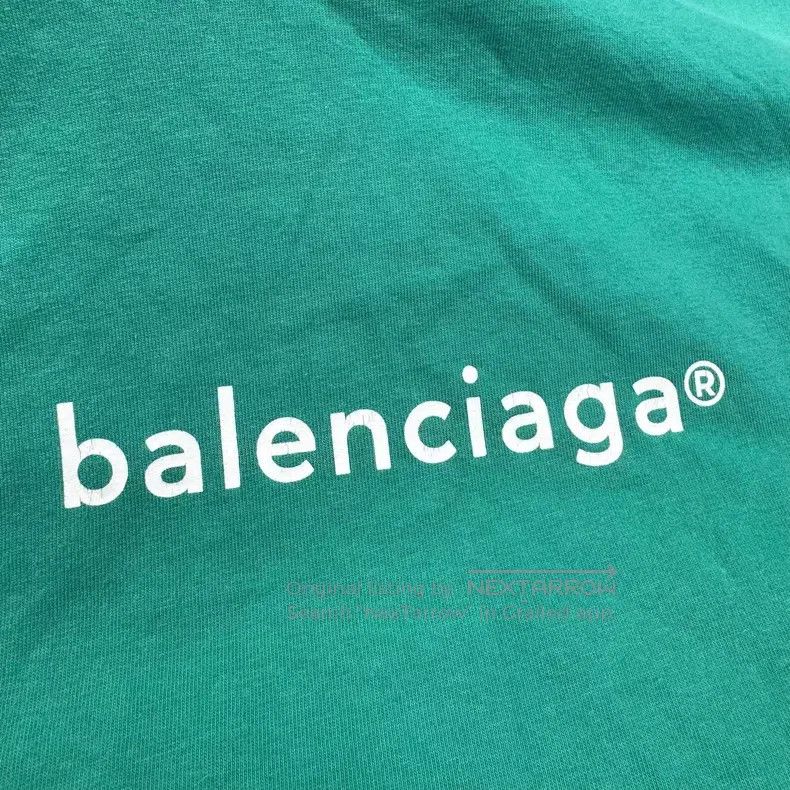 Balenciaga Balenciaga Teal Mailbox Logo Short Sleeve Size US M / EU 48-50 / 2 - 3 Thumbnail