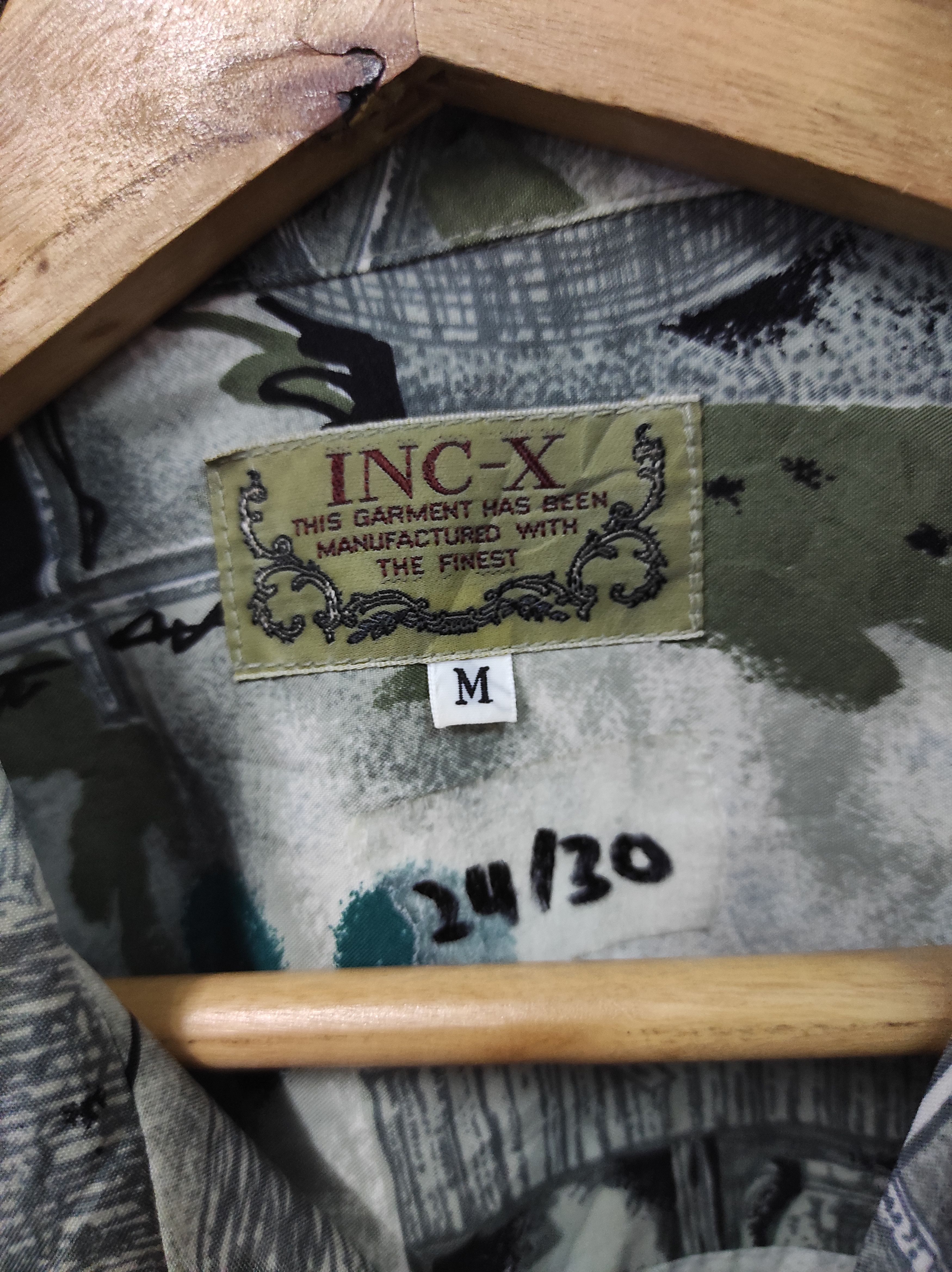 Japanese Brand INC-X ART FULLPRINT SHIRT LONGSLEEVE Size US M / EU 48-50 / 2 - 6 Thumbnail