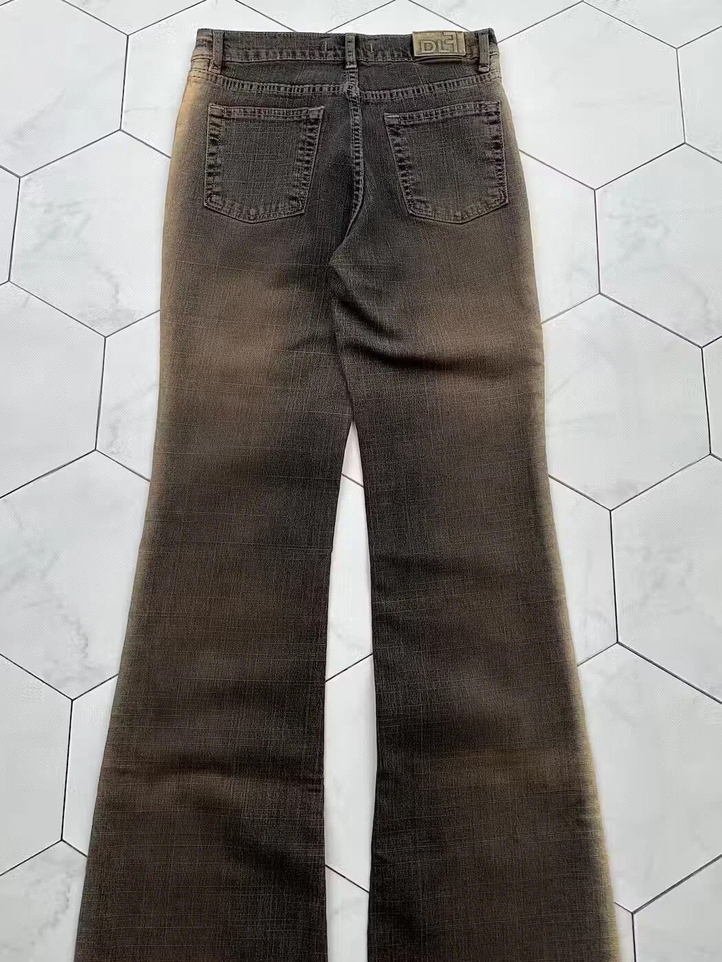 Japanese Brand Vintage Amazing Faded Flare Jeans E2(B6) Size 27" / US 4 / IT 40 - 5 Thumbnail
