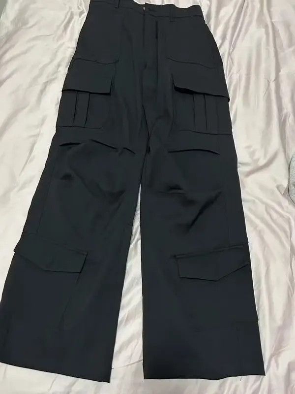 Designer × Japanese Brand × Vintage baggy skate hiphop flared cargo pants Size US 32 / EU 48 - 4 Thumbnail
