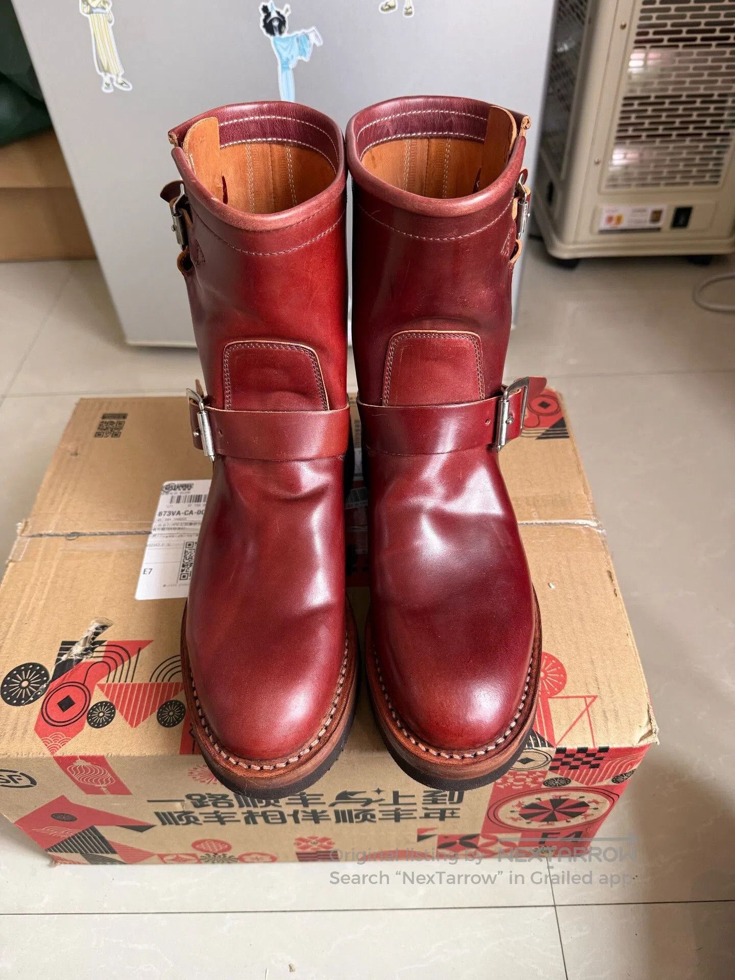 Other Holwen Genuine Leather Engineer Boots. Size US 6 / EU 39 - 1 Thumbnail