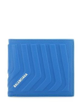 image of Balenciaga O1Srvl11E0324 Size: Os Card Holder In Blue, Women's