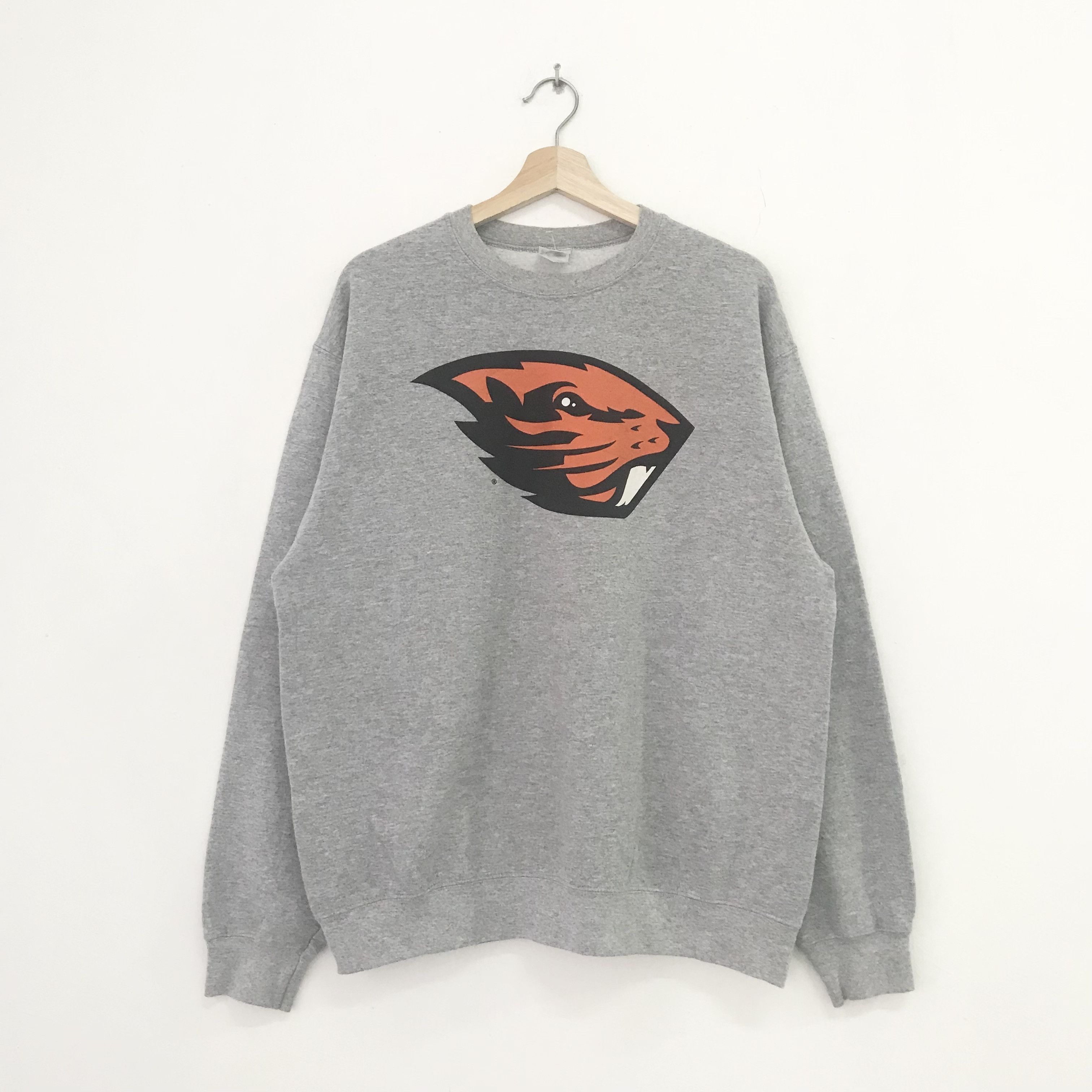 NCAA Vintage Oregon State University Gray Sweatshirt Large - 320 Size US L / EU 52-54 / 3 - 1 Thumbnail