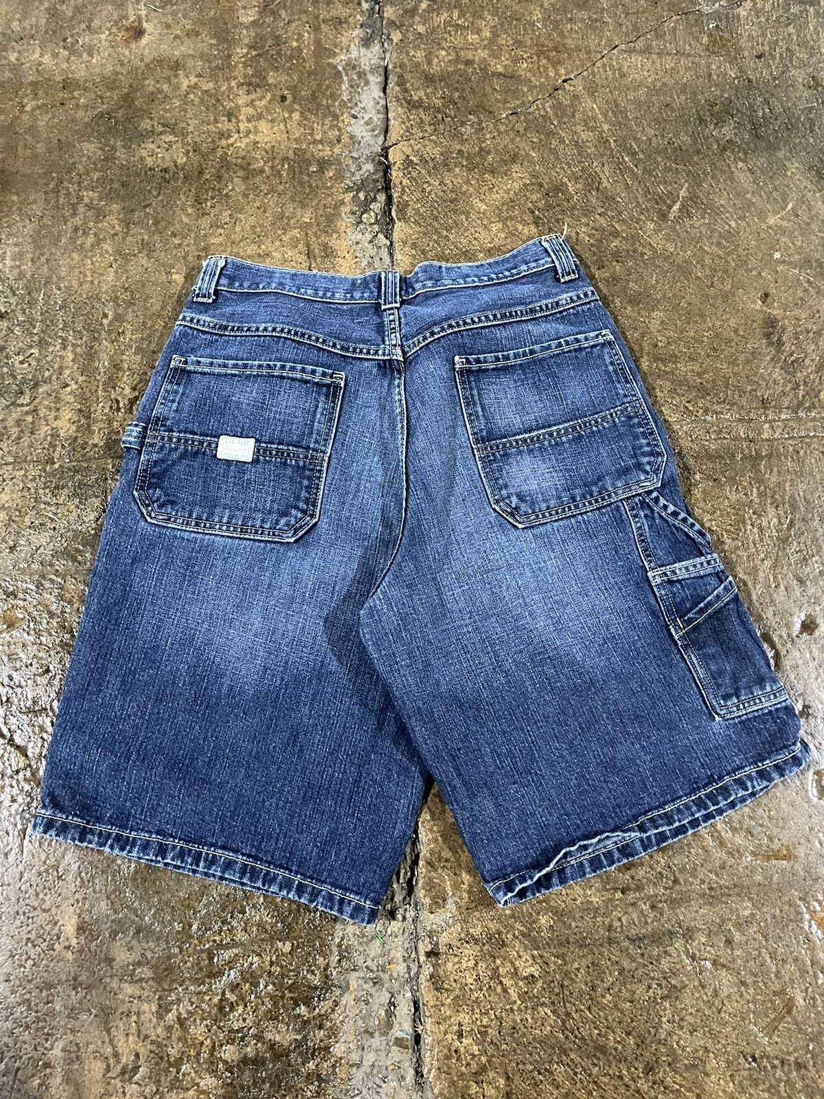 Carhartt × Old Navy × Vintage Crazy Y2K Old Navy Carpenter Jorts Baggy Skater JNCO Shorts Size US 34 / EU 50 - 3 Thumbnail