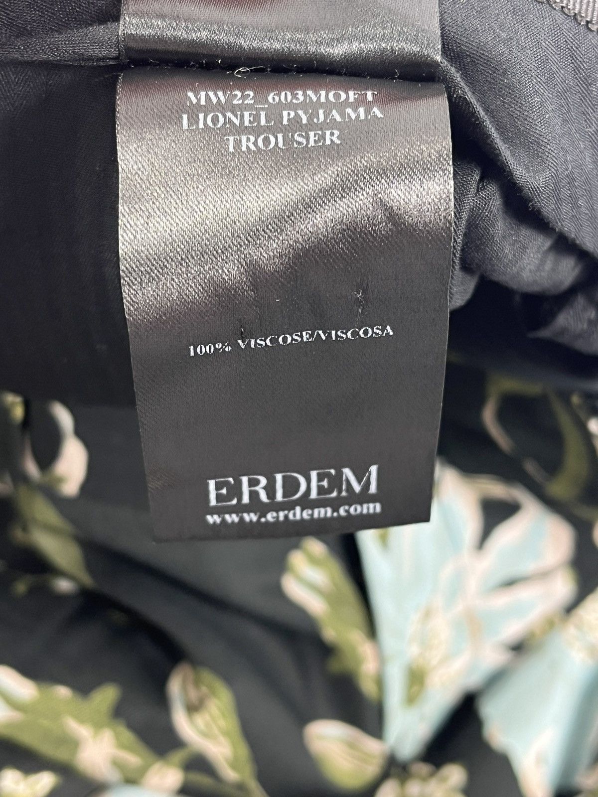 Erdem FLOWER PRINT PIJAMA PANTS Size US 36 / EU 52 - 8 Thumbnail
