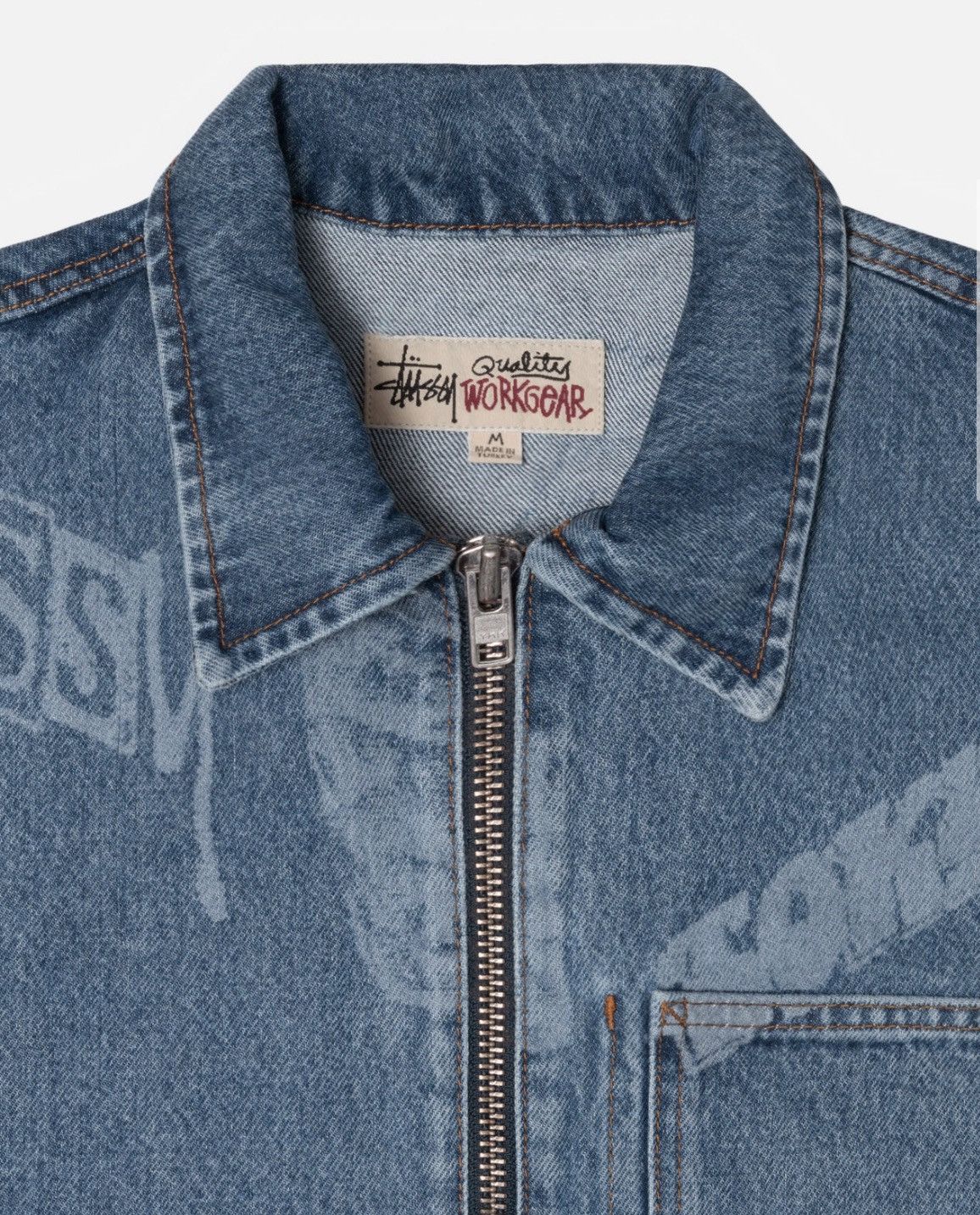 Stussy Stussy Worldwide Zip Work Jacket Size US M / EU 48-50 / 2 - 9 Thumbnail