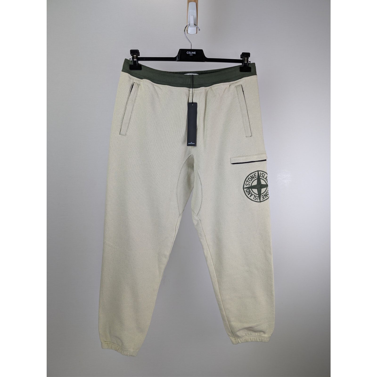 Stone Island o1rshd1 Fleece Pants in Ivory Size US 36 / EU 52 - 1 Thumbnail