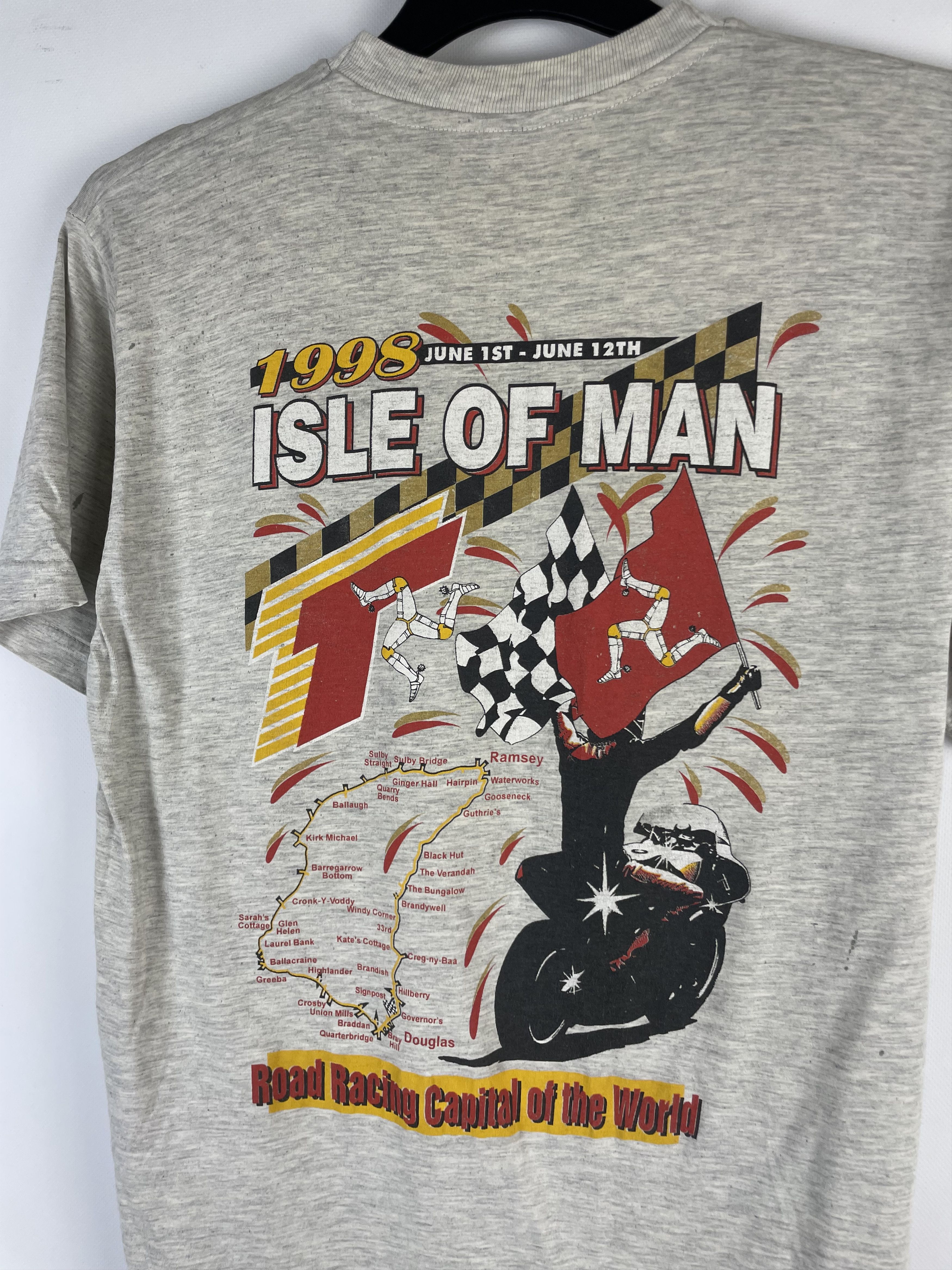 Honda Vintage Rare 1998 Isle of Man T-shirt Size US L / EU 52-54 / 3 - 9 Thumbnail