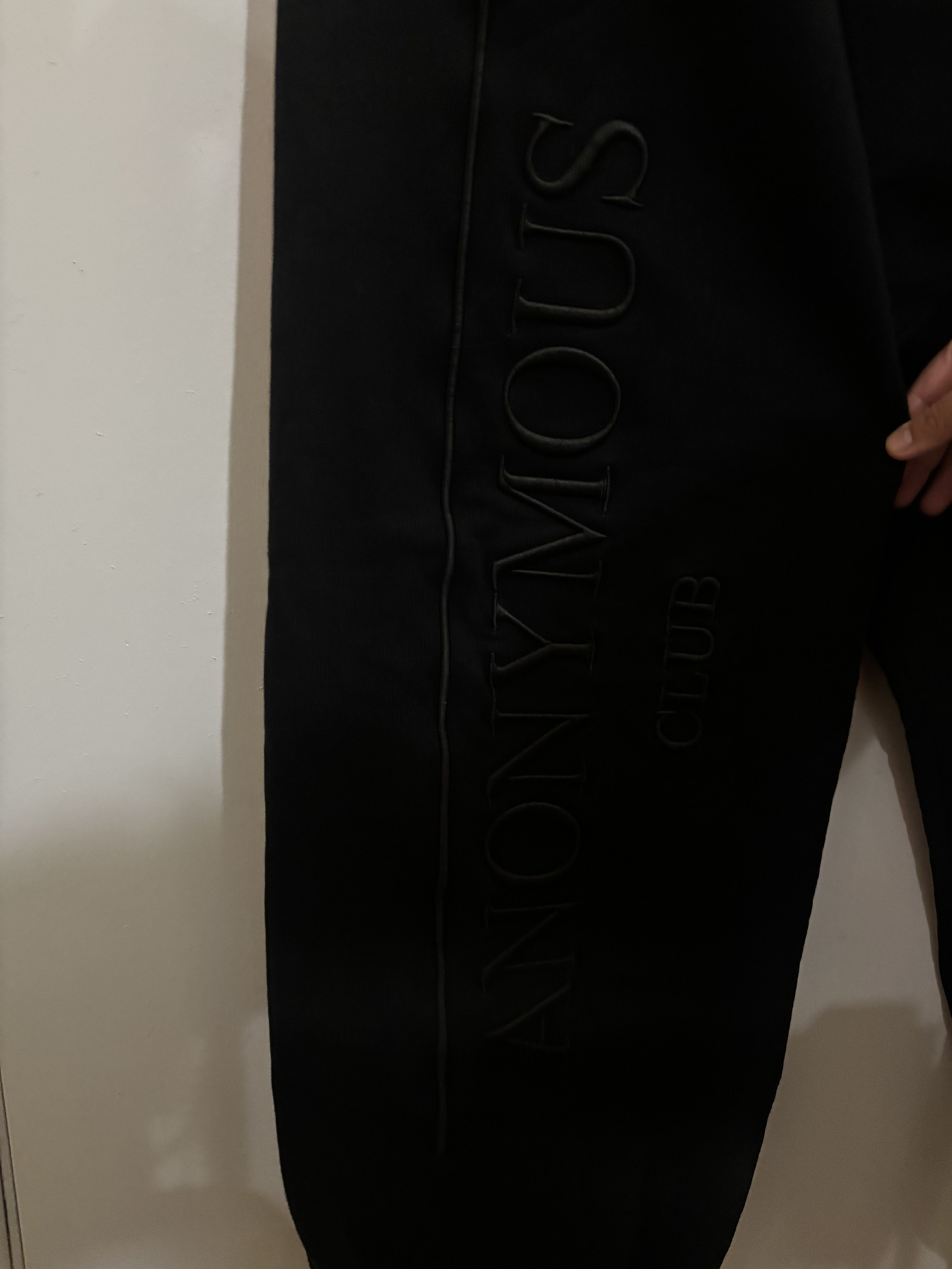 Anonymous Club Anonymous Club Black Heritage Sweatpants Size US 32 / EU 48 - 4 Thumbnail